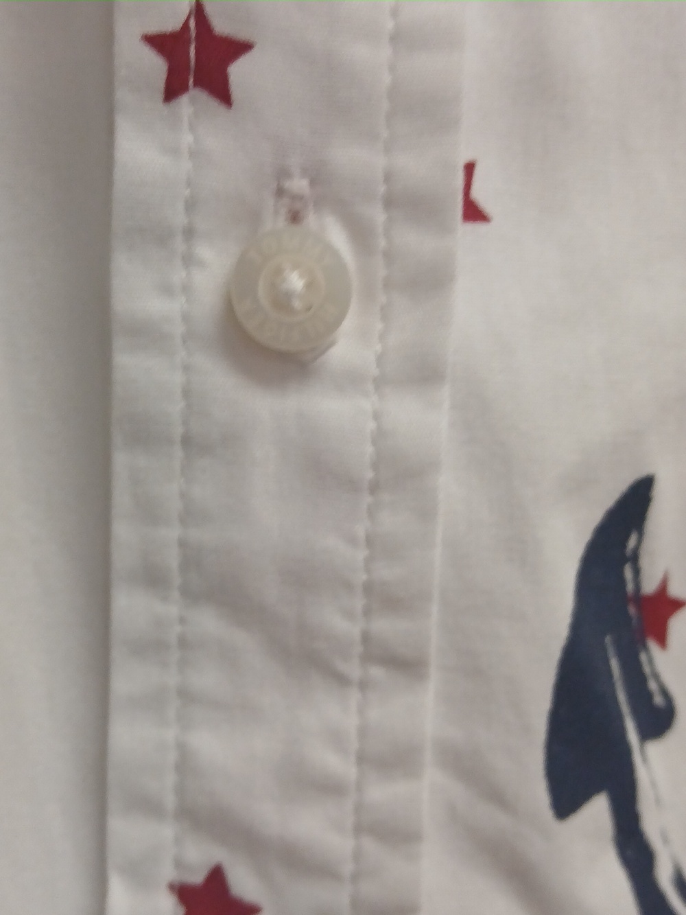 Tommy Hilfiger Nautical Anchor Star Button Up Shirt SP Women's NWOT - Picture 8 of 16